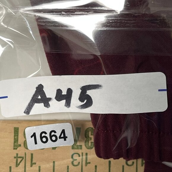 FIGS Women's Scrub Pants XS‎ Comfort Waistband Workwear Burgundy Nurse Hospital - Picture 16 of 16